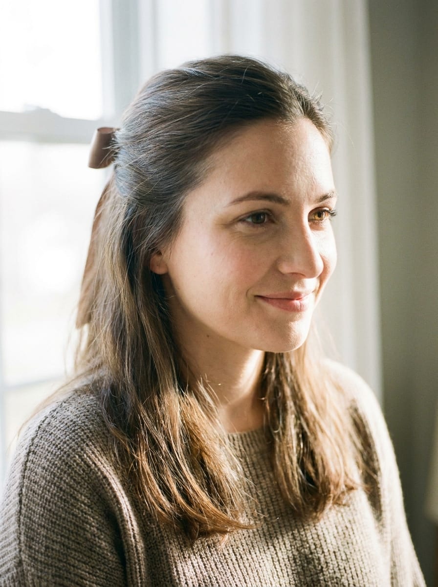 Schneller Half-up Ponytail - Schnelle Morgenfrisur